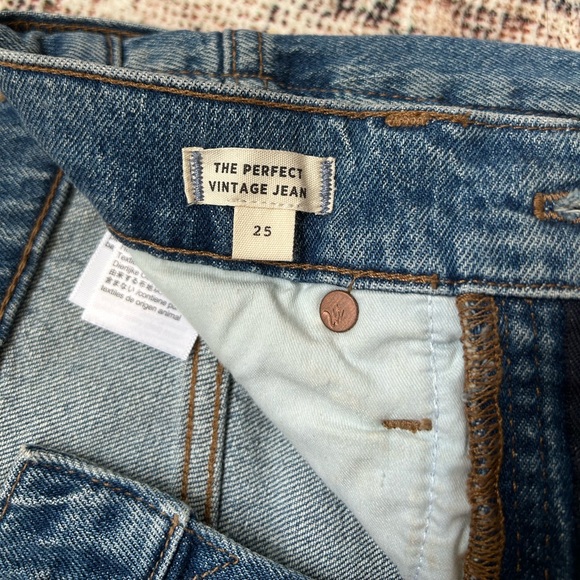 MADEWELL/ Perfect Vintage Jeans Ainsworth Wash// Size 25 - Picture 6 of 10